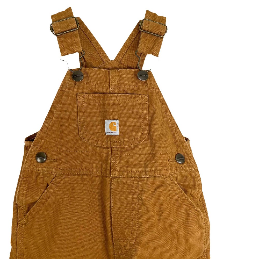 Carhartt Canvas Duck Bib Overall Sz 12M - Picture 2 of 7